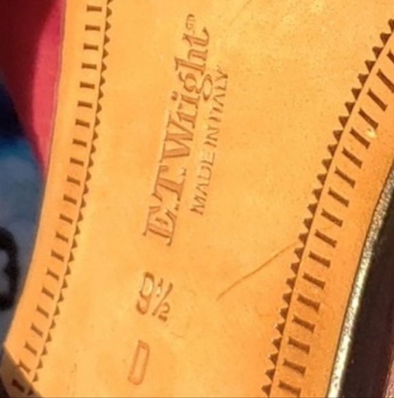 E.T. WRIGHT "PRESIDENT" Ankle Boots Italian Leather Mens sz. 9.5 NWT NIB - Picture 2 of 14